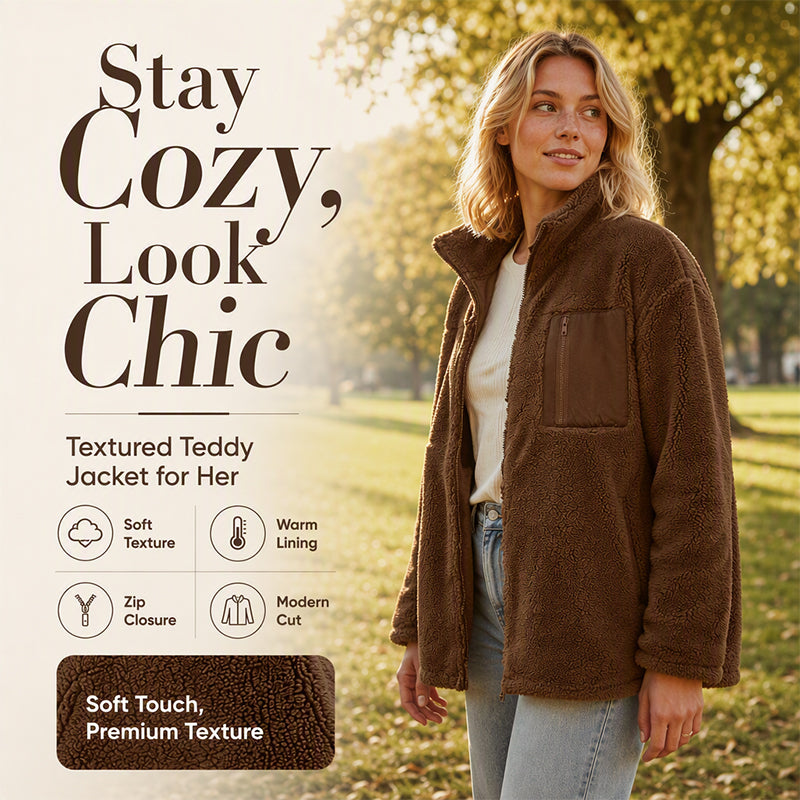 Women's Winter Warm Zip-Up Coat