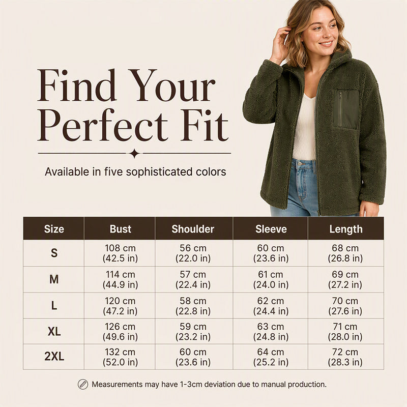 Women's Winter Warm Zip-Up Coat
