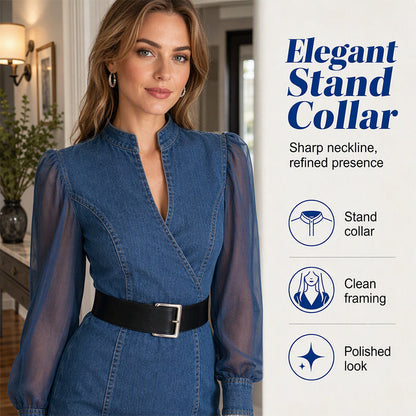 Women's Slimming Denim Dress