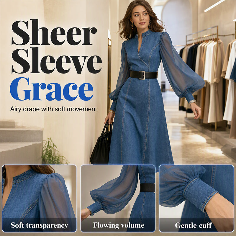 Women's Slimming Denim Dress