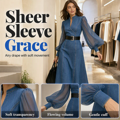 Women's Slimming Denim Dress