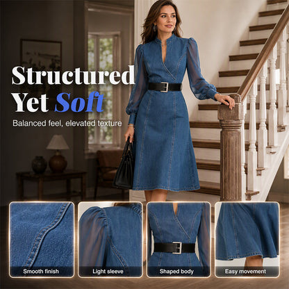 Women's Slimming Denim Dress