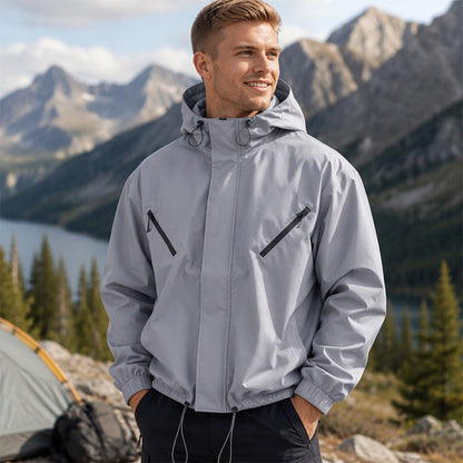 Men's Stylish Windproof Hooded Jacket
