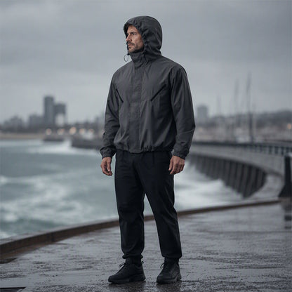 Men's Stylish Windproof Hooded Jacket