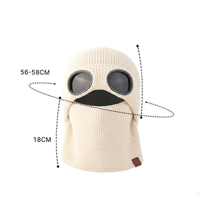 All-Weather Face Shield Beanie for Women