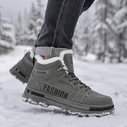 Men's Non-Slip Warm-Lined Martin Boots