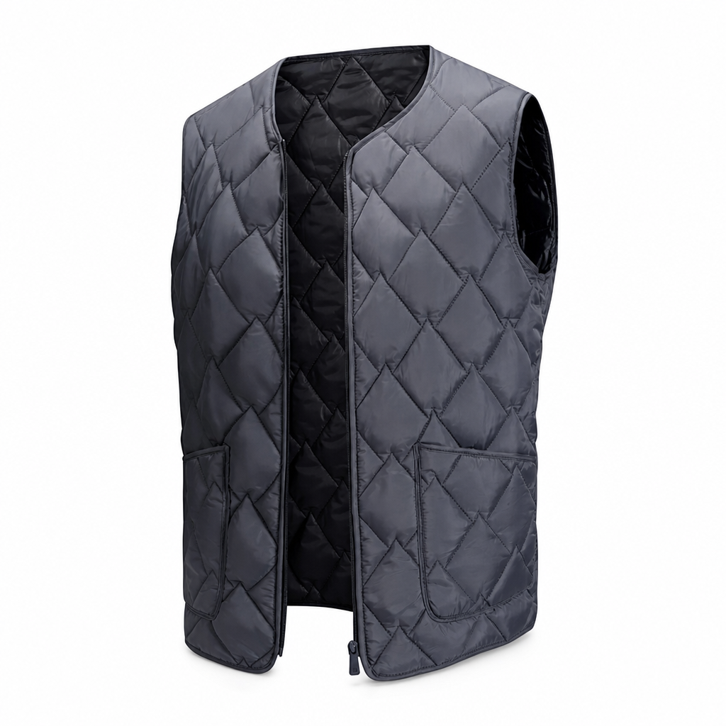 Men's Winter Loose Fit Vest High Street Fashion Minimalist Sleeveless