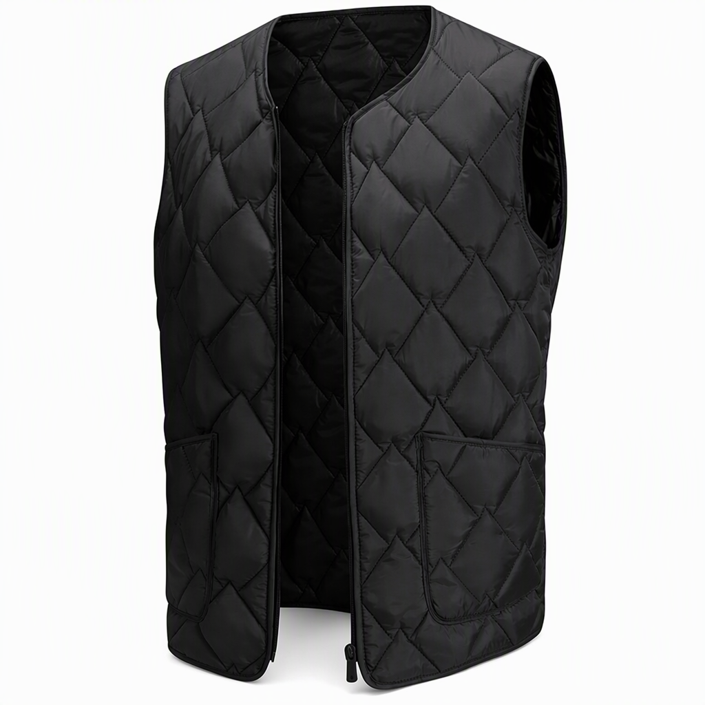 Men's Winter Loose Fit Vest High Street Fashion Minimalist Sleeveless