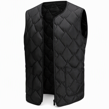 Men's Winter Loose Fit Vest High Street Fashion Minimalist Sleeveless