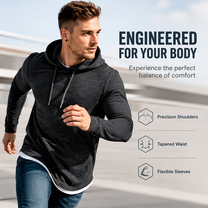 Men's Modern Slim Fit Long Sleeve T-Shirt