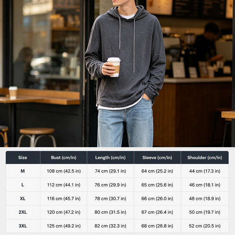 Men's Modern Slim Fit Long Sleeve T-Shirt