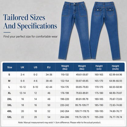 Women's Casual Stretchy High-Waisted Jeans