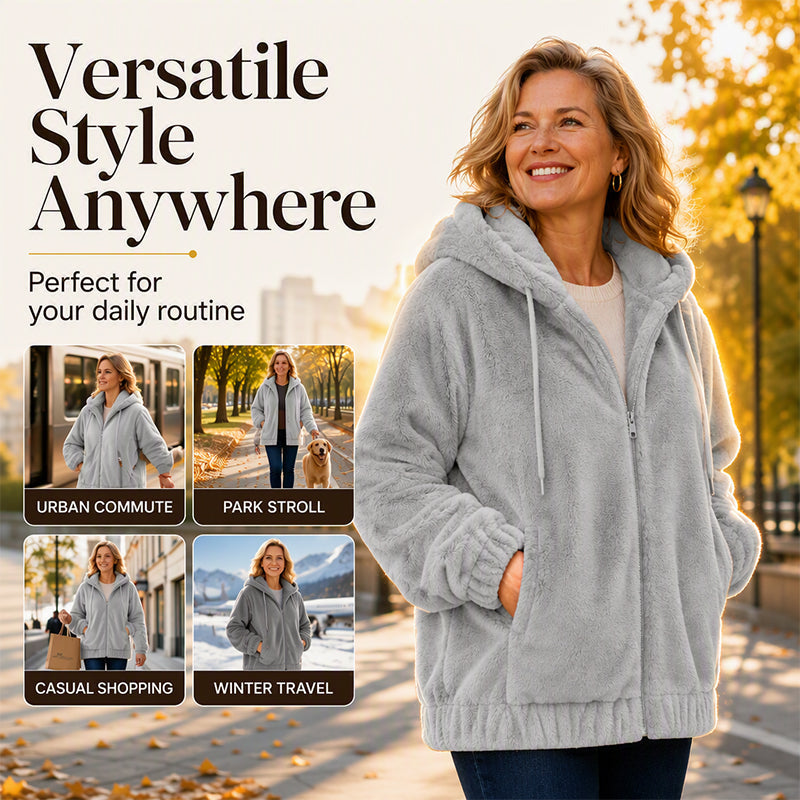 Women's Winter Cozy Hooded Jacket