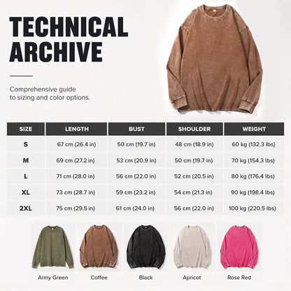Vintage Washed Long Sleeve T-Shirt