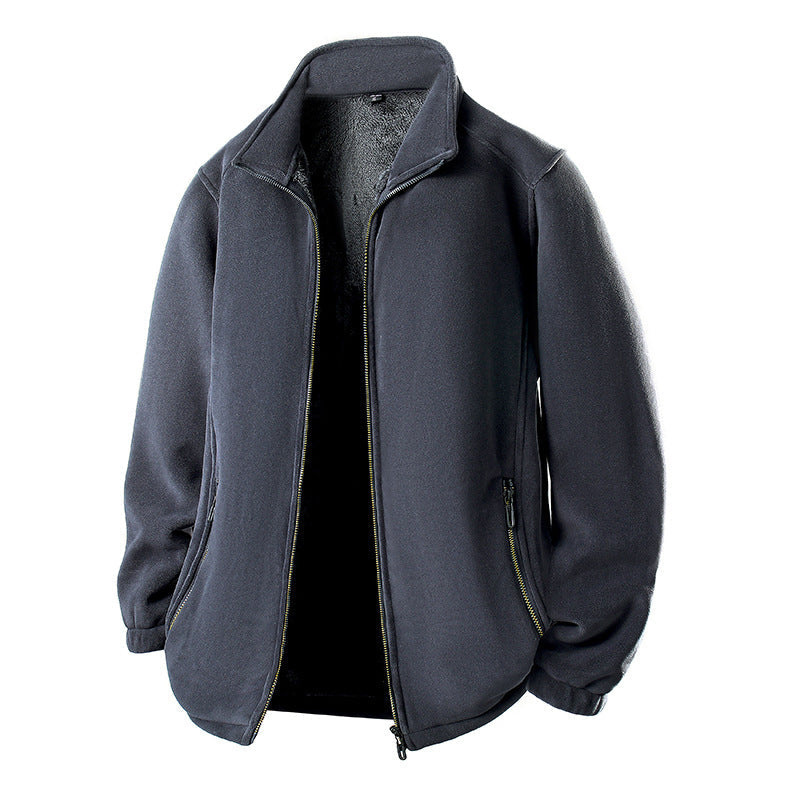 Men's Windproof Full-Zip Thermal Jacket