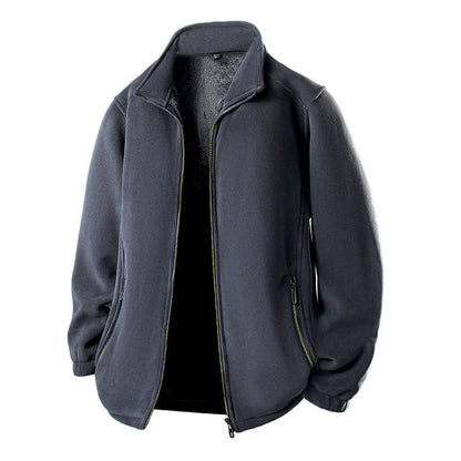 Men's Windproof Full-Zip Thermal Jacket