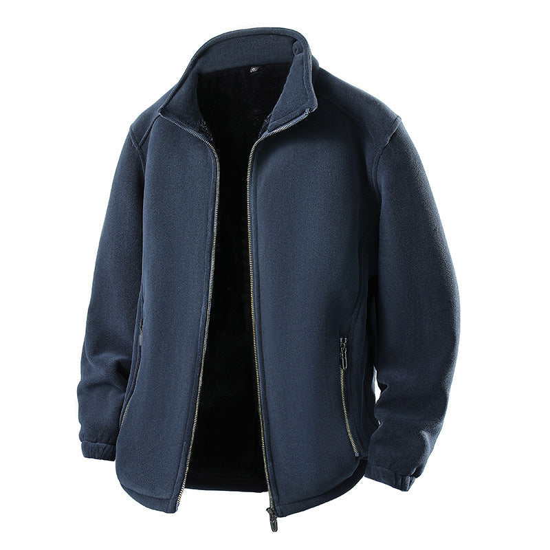 Men's Windproof Full-Zip Thermal Jacket