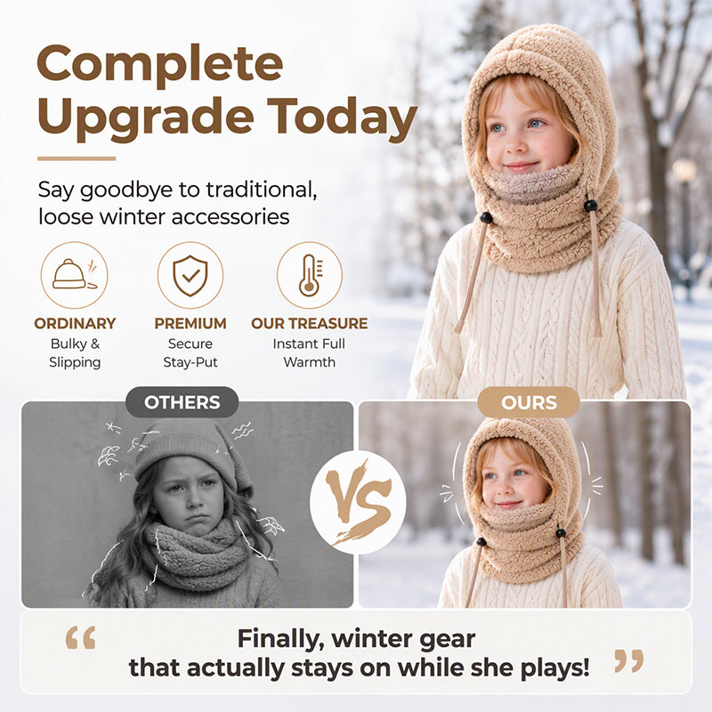 Children's Windproof Thermal Cycling Balaclava Hat
