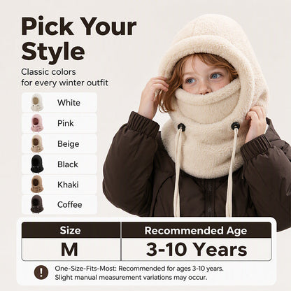 Children's Windproof Thermal Cycling Balaclava Hat