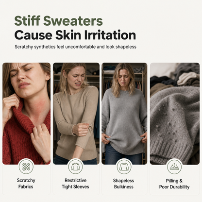 Women's Solid Color Knit Pullover Sweater