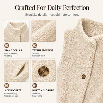 Women's Casual Sherpa Warm Vest