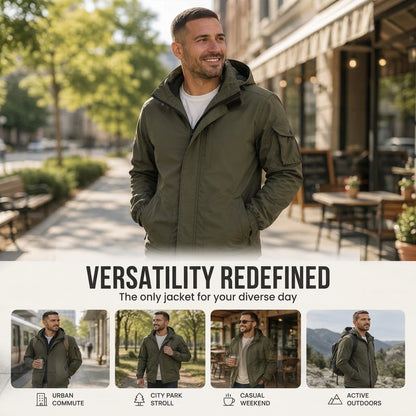 Men's Outdoor Windproof Hooded Jacket