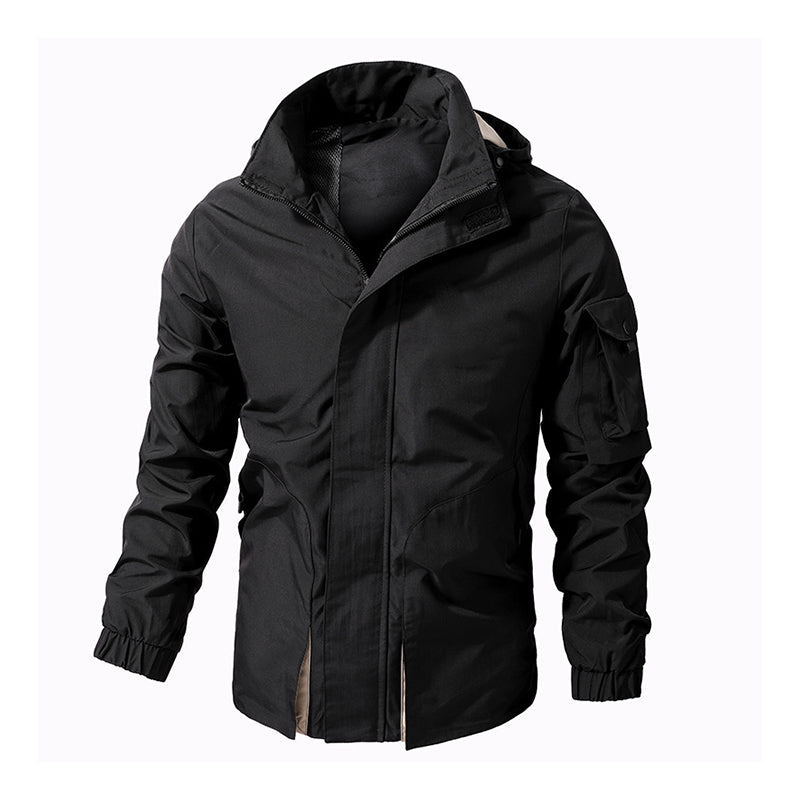 Men's Outdoor Windproof Hooded Jacket