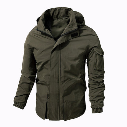 Men's Outdoor Windproof Hooded Jacket
