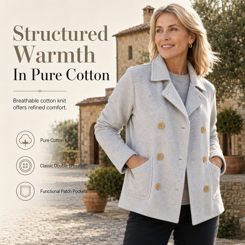 Classic Solid Color Outerwear