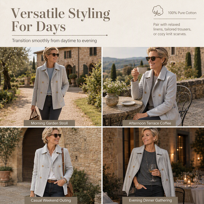 Classic Solid Color Outerwear