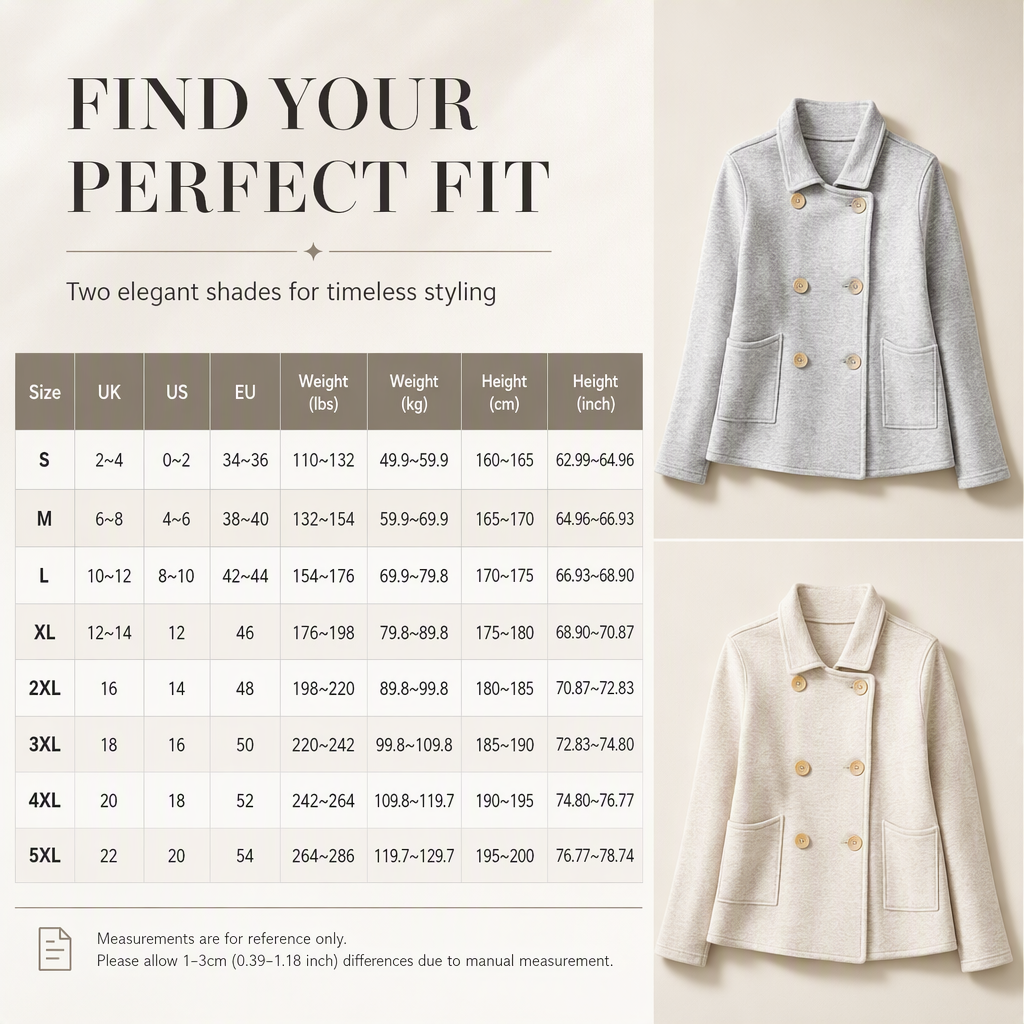 Classic Solid Color Outerwear