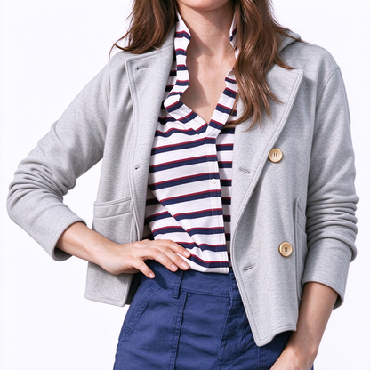 Classic Solid Color Outerwear