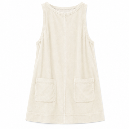 Women's Casual Corduroy Sleeveless Tank Dress