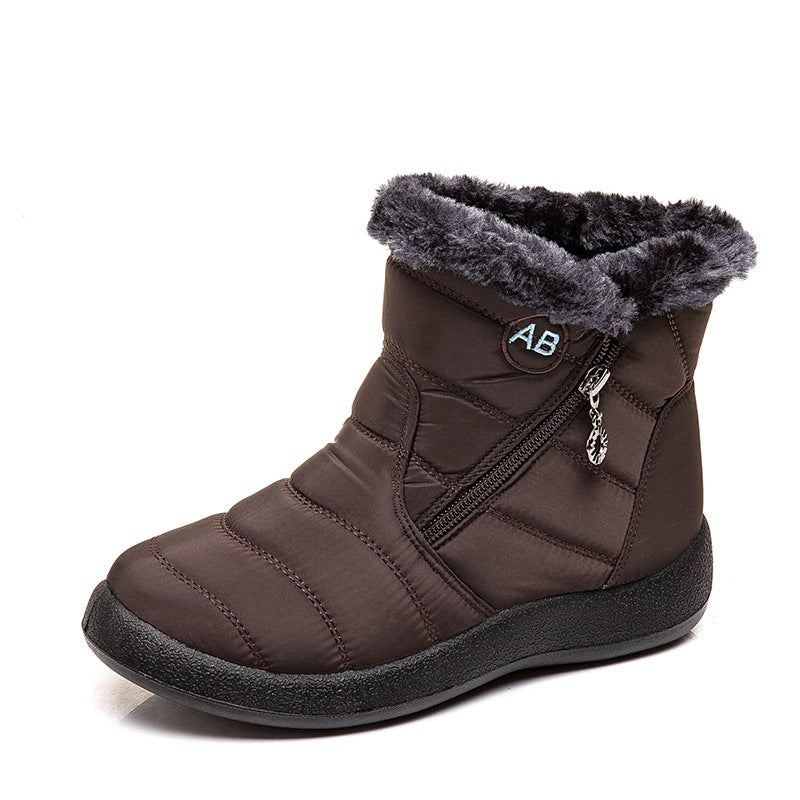 Women's Plush-Lined Winter Snow Boots