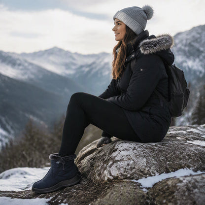 Women's Plush-Lined Winter Snow Boots