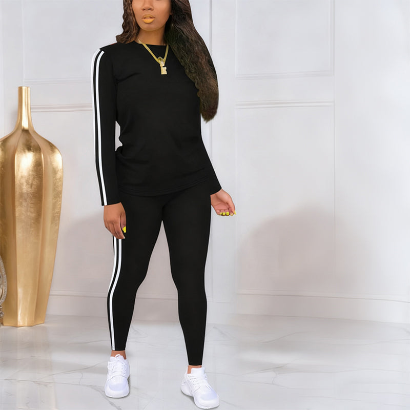 Women's 2-Piece Long Sleeve Tracksuit Set