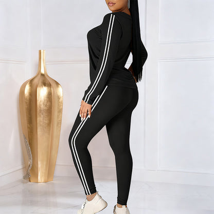Women's 2-Piece Long Sleeve Tracksuit Set