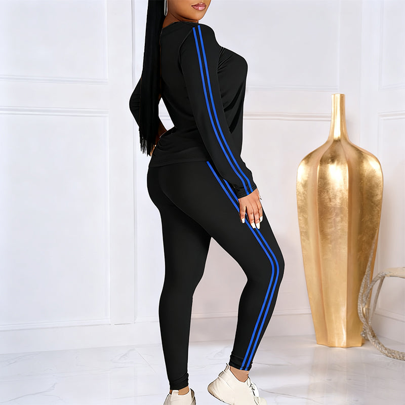 Women's 2-Piece Long Sleeve Tracksuit Set
