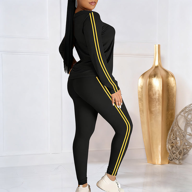 Women's 2-Piece Long Sleeve Tracksuit Set