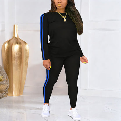Women's 2-Piece Long Sleeve Tracksuit Set