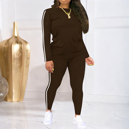 Women's 2-Piece Long Sleeve Tracksuit Set