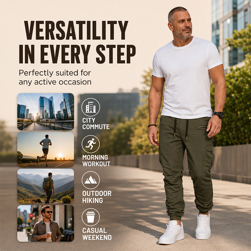 Men's Casual Slim Fit Cargo Pants