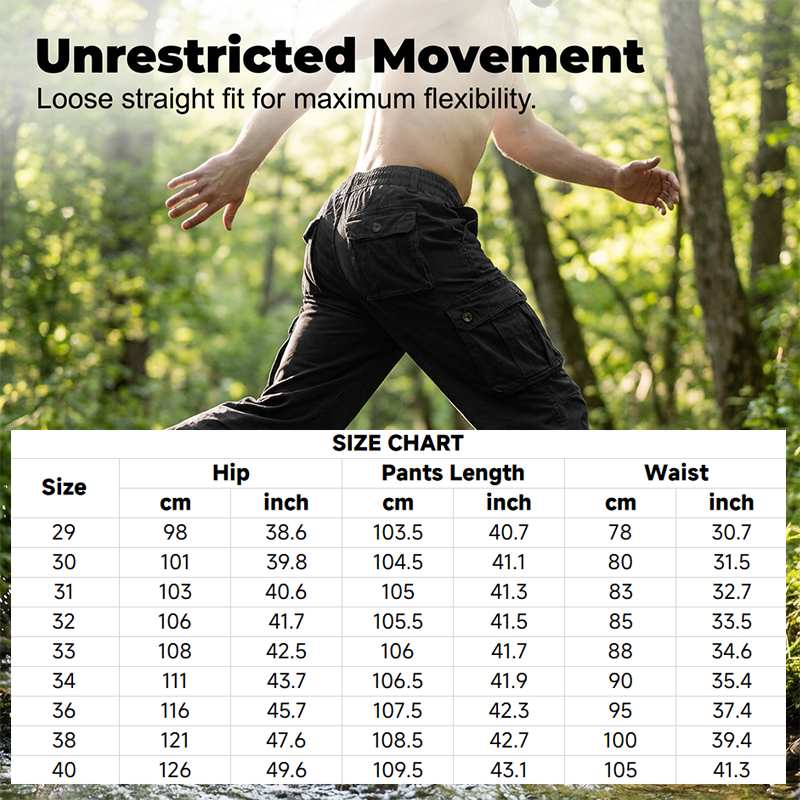 Men's Cotton Cargo Tactical Pants