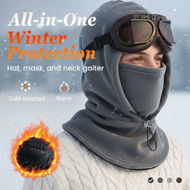 Thermal Balaclava Face Mask with Drawstring