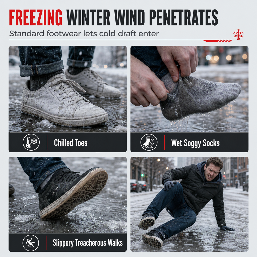 🎉This Week's Special Sales - 60% OFF✨Women's High‑Top Winter Snow Boots, Waterproof Non‑Slip Tall Boots with Thick Plush Lining & Thick Sole for Outdoor Snowy Days👢