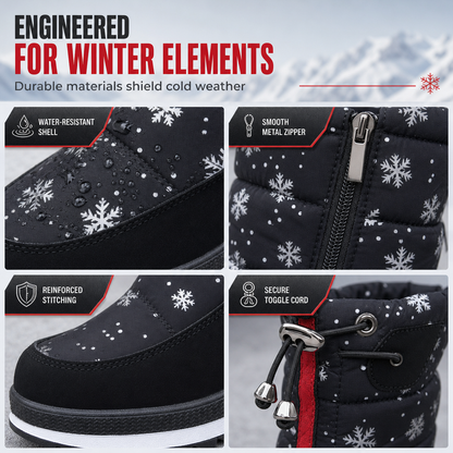 🎉This Week's Special Sales - 60% OFF✨Women's High‑Top Winter Snow Boots, Waterproof Non‑Slip Tall Boots with Thick Plush Lining & Thick Sole for Outdoor Snowy Days👢