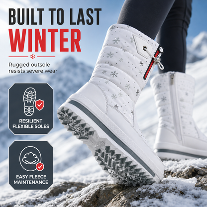 🎉This Week's Special Sales - 60% OFF✨Women's High‑Top Winter Snow Boots, Waterproof Non‑Slip Tall Boots with Thick Plush Lining & Thick Sole for Outdoor Snowy Days👢