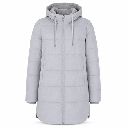 Women's Slim Fit Padded Coat — Long, Hooded, Winter 🧥