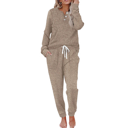 Women's Top & Drawstring Pants 2-Piece Set