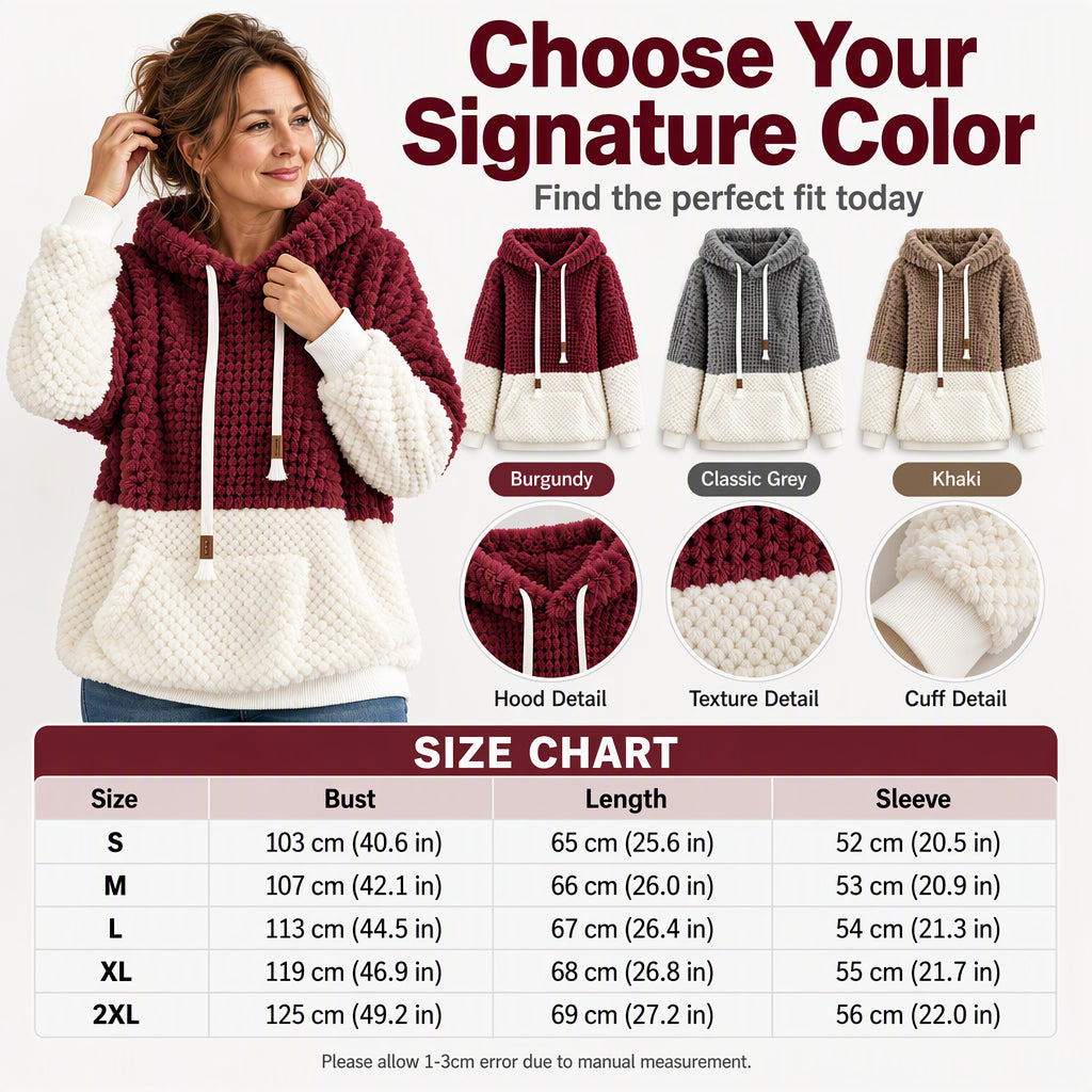 Women's Winter Cozy Thermal Hooded Sweatshirt